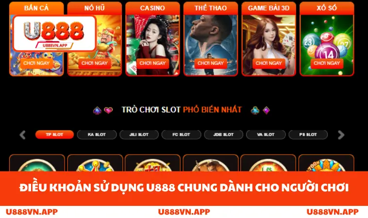 Điều Khoản Sử Dụng U888 1 Điều khoản sử dụng U888 chung dành cho người chơi