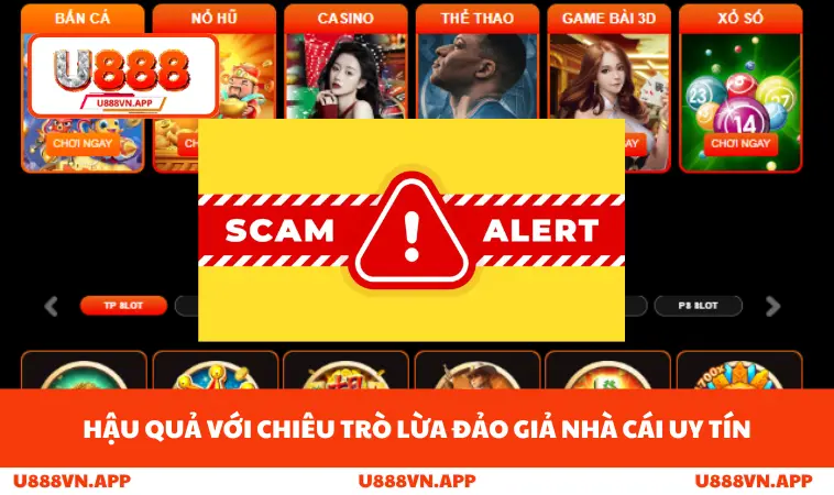 Nhận Biết Nhà Cái Lừa Đảo - 4 Tiêu Chí Cơ Bản Dễ Nhận Biết 2 Hậu quả với chiêu trò lừa đảo giả nhà cái uy tín