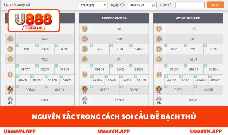 Cách Soi Cầu Đề Bạch Thủ - 4 Phương Pháp Bắt Chuẩn Cao Thủ 1 Nguyên tắc trong cách soi cầu đề bạch thủ