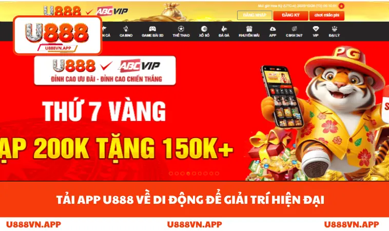 Tải App U888 1 Tải app U888 về di động để giải trí hiện đại